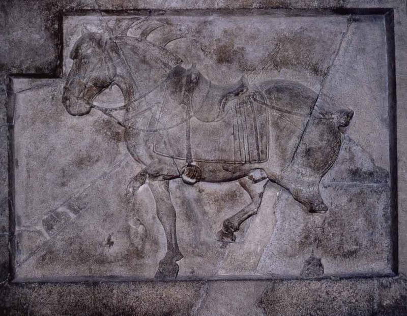 Relief of a horse.