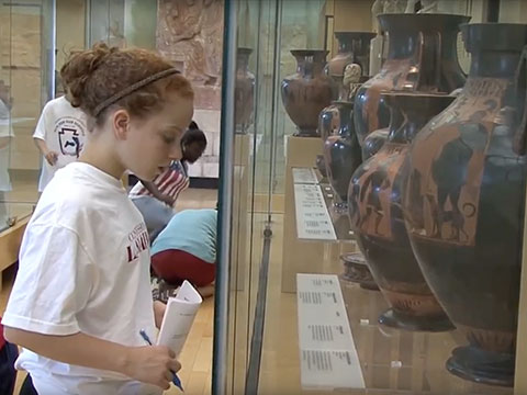 Visiting the Penn Museum thumbnail.